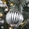 2ft. Pre-Lit Frosted Silver Pine Artificial Christmas Tree, Warm White LED Lights